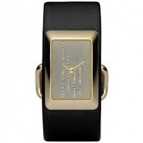 Correa de reloj Marc by Marc Jacobs MBM2047 Cuero Negro 30mm